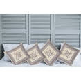 thumbnail image 2 of Ambesonne Tribal Throw Pillow Cover 4 Pack, Inspirational Aztec Art, 20", Tan Coral Blue, 2 of 7