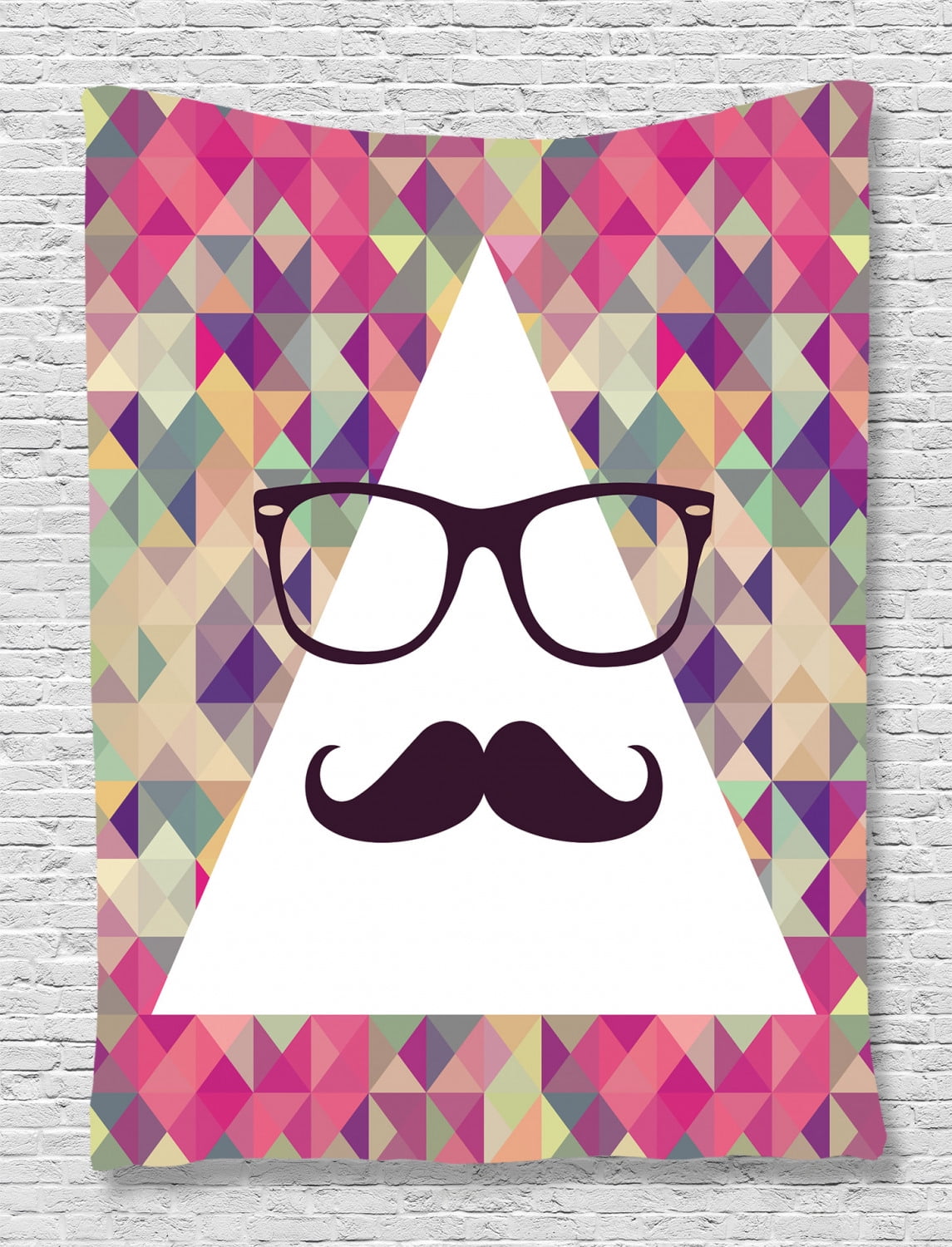 glasses with hanging mustache