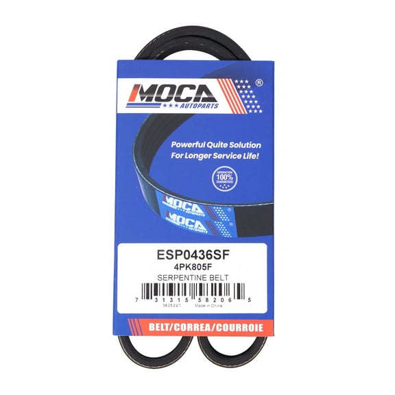 MOCA AUTOPARTS 4PK805F Drive Belt Fit for 2013-2021 Subaru WRX STI 2.5L & 2008-2014 Subaru Impreza 2.5L & 2009-2013 Subaru Forester 2.5L