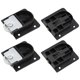 thumbnail image 1 of 4pcs Furniture Door Wheel Sliding Door Roller for Wardrobe Cabinet Closet, 1 of 4