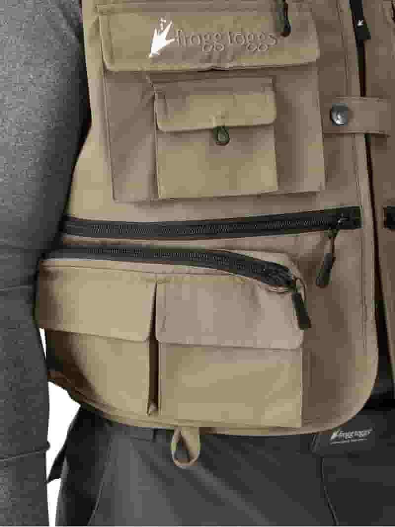 Frogg Toggs Hellbender ToadSkinz Pack Vest Stone Size SM