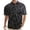Black, variant on YAYUBA Mens Polo Shirts Short Sleeve 5xl Classic Button V Neck Big and Tall Classic Striped T-Shirts Stretch Active Fit Loose Fit Casual Polo Tops
