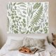 thumbnail image 2 of Tapiz de tela de poliéster botánico floral con tapiz colgante de pared de primavera blanca verde, dormitorio de sala de estar de 60 pulgadas de largo x 80 pulgadas de ancho, 2 of 5