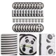 thumbnail image 3 of 1 Set of Adorable Panda Disposable Paper Plates Napkins Cups Birthday Supply, 3 of 5
