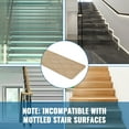thumbnail image 2 of ENERFACE Non-Slip Carpet Stair Treads for Wooden Steps – 8" x 30" Reusable Adhesive Stair Rugs for Kids, Seniors & Pets, Indoor Polyester Surface with TPR Backing, Khaki, 2 of 7