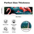 thumbnail image 2 of Flamingo Rectangular Kitchen Runner Mat - 15.7"x59" Washable Absorbent Kitchen Mat, 2 of 6