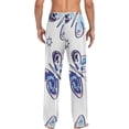 thumbnail image 2 of Butterfly Ghost Pajama Pants, Men's Lounge Pants Light with Drawstring and Pockets, Christmas New Year Birthday Father's Day Gifts, 2 of 7
