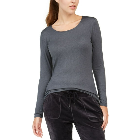 32 DEGREES Womens Cozy Heat Underwear Top,Charcoal,Small