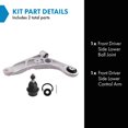 thumbnail image 2 of Trq Brazo De Control Inferior Delantero Izquierdo Con Rótula Compatible Con Jeep Cherokee 2020-2023, 2 of 5