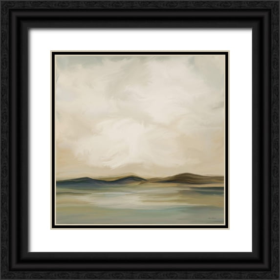 Murdock, Ramona 12x12 Black Ornate Wood Framed with Double Matting Museum Art Print Titled - Desert Mirage No. 3