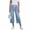 Light Blue-jeans for women, variant on FNFYH Capri Jean Pants for Women High Waisted Drawstring Wide Leg Cropped Jeans Trendy Strechy Loose Straight Leg Denim Jeans Pants with Pockets