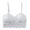 White, variant on Lavaport Sexy Camisole Padded Tank Tops Women Fitness Underwear Floral Lace Bralette Crop Top