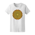 thumbnail image 1 of Colorful Sunflower Mandala T-Shirt Women -Image by Shutterstock, Female XX-Large, 1 of 2