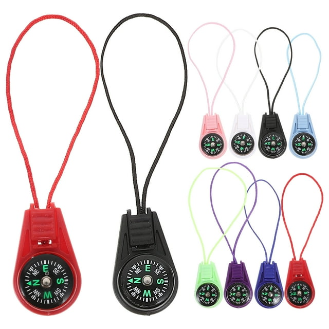 KAKOWELY 20 Pcs Mini Boussole de Randonnée Portable Boussole de Poche Outil de Survie Accessoire de Randonnée (Couleur Mixte), 1.57x"X0.98"X0.31 Pouces