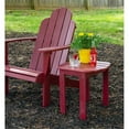 thumbnail image 2 of Hawthorne Collections Table d'Appoint Adirondack d'Extérieur en Bois Transitionnel, Rouge, 2 of 12
