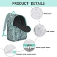 thumbnail image 4 of Paisley Lightweight Boho Backpack - College Ready Bookbag with Tech Organization, Easy Carry Design, Ideal Gift for Commuters, 4 of 5