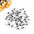 thumbnail image 3 of 100PCS Mix Black White Color Eyelashes Wiggly Wobbly Googly Doll Eyes Scrapbooking Crafts 20mm, 3 of 5