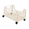 thumbnail image 3 of yuksok Rolling Utility Cart Practical File Organizer for Dorm Classroom Living Room M, 3 of 9
