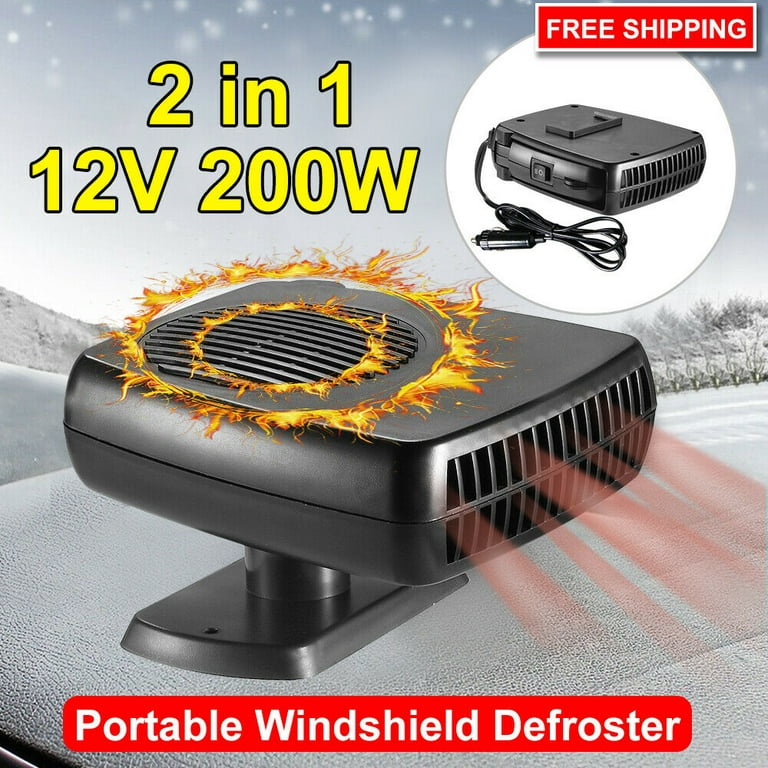 12v 200w Car Heater - Portable Radiator & Defroster For Car Windshield
