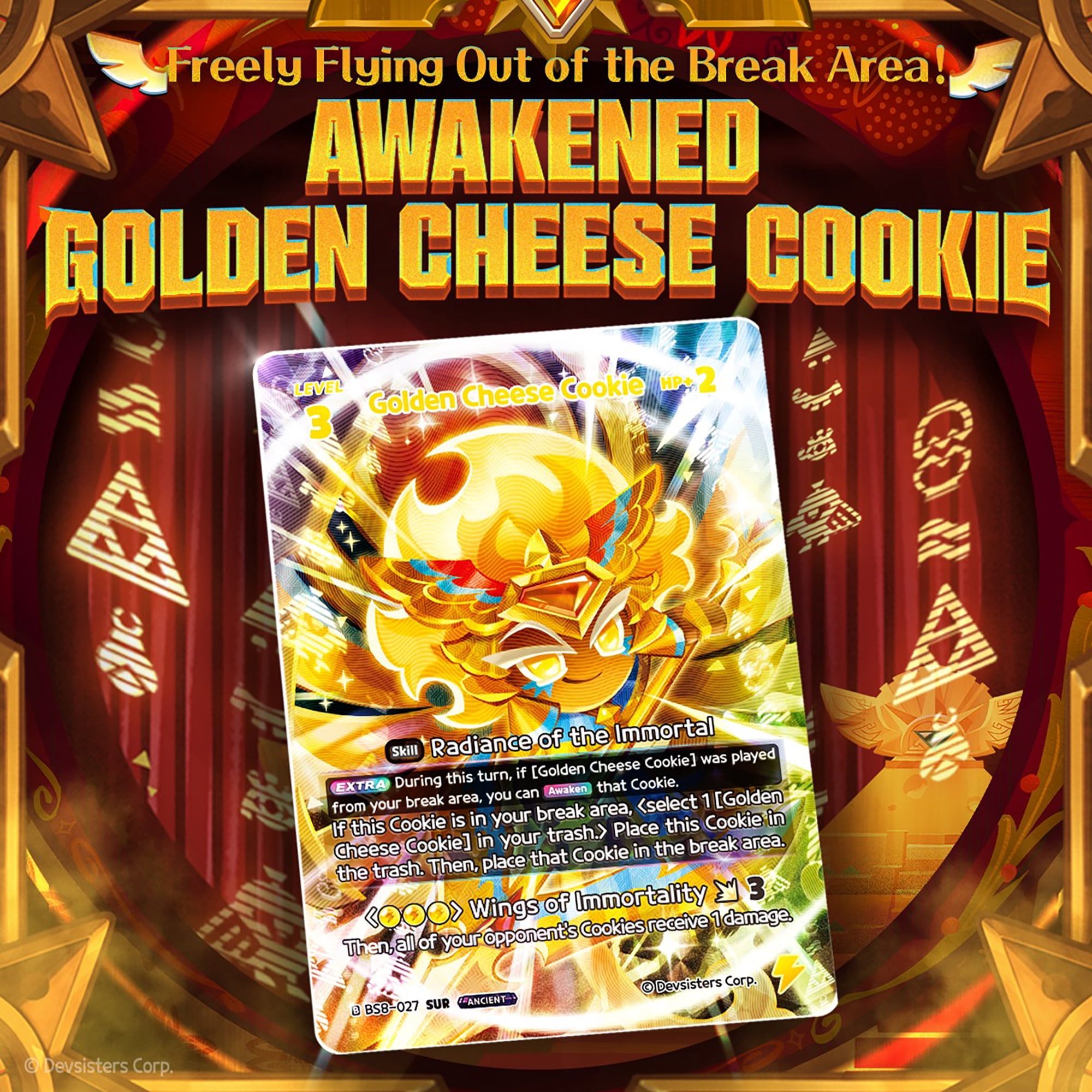 CookieRun TCG: A Game of Truth & Deceit - 4 Booster Pack Bundle - Braverse Trading Card Game, Strategy Play & Battle Deck-Building, Randomly Assorted