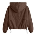 thumbnail image 5 of Dpjklzsn Men's Waterproof Hooded Windbreaker Jacket, Full Zip Long Sleeve Casual Outdoor Coat with Zipper Pockets, 5 of 9
