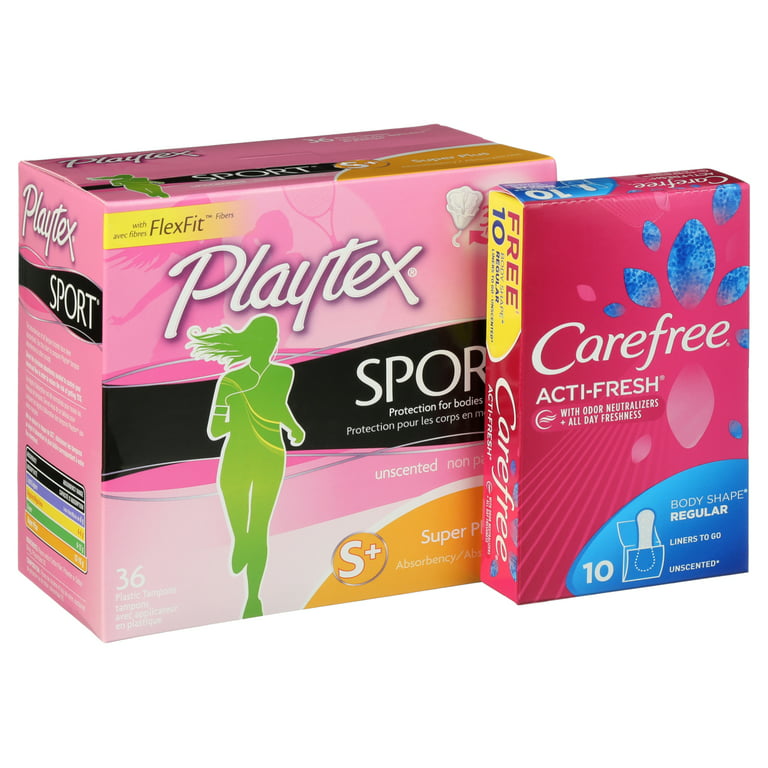 Playtex Sport Tampons, Super Plus Absorbency, Pack of 36 Tampons