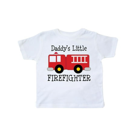 

Inktastic Daddy s Little Firefighter Gift Toddler Boy or Toddler Girl T-Shirt