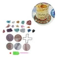 thumbnail image 1 of Rhinestone Painting Coasters, Mandala Style Rhinestone Coasters DIY Safe Durable 5Pcs  For Adults, 1 of 8