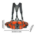 thumbnail image 2 of PATLOLLAV Hiking Fanny Pack with Water Bottle Holder,Double Shoulder Straps, Hiking Essentials for Men Women Waterproof Outdoor Waist Bag, Lumbar Backpack for Fishing Hunting Running Sports, 2 of 5