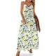 thumbnail image 1 of Vestido sin mangas de limones en blanco Vestido de verano de mujer sexy vestidos cortos atrevidos, 1 of 7
