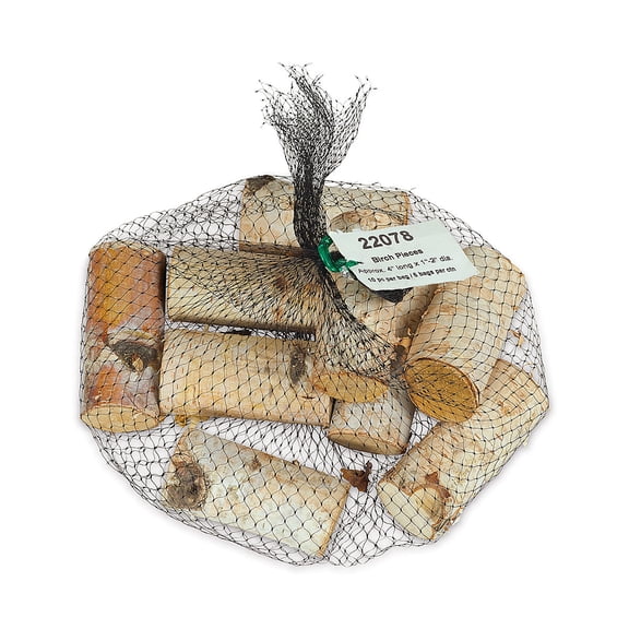 Winter Woods Birch Wood - Mini Logs, Pkg of 10