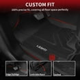thumbnail image 2 of Alfombrillas LASFIT para Ram 1500 2019-2024 con cabina doble o cuádruple, color negro, 2 of 8