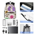 thumbnail image 6 of Daiia Dog Doing Yoga School Backpack for Men Women, Unisex Large Waterproof Bookbag Schoolbag Casual Daypack for High School/College/Teens/Travel/Work Black, 6 of 8