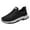 Black, variant on Mens Walking Driving Slip on Sneakers Work Shoes Seniors Dad Comfortable Cushioned Outdoor Sports Trekking Hiking Nursing Shoes Black Size 10