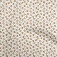 thumbnail image 1 of oneOone Rayon White Fabric Floral Craft Projects Decor Fabric Printed By The Yard 56 Inch Wide, 1 of 4