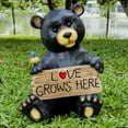 thumbnail image 6 of Hi-Line Gift Ltd. Sitting Bear Holding Love Sign Garden Decor, 6 of 6