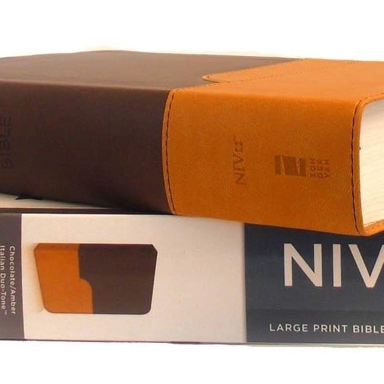Zondervan Niv LP Chocolate Amber NPKG GM Paperback Book - Walmart.com