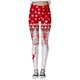 thumbnail image 3 of Gibobby Pantalones de yoga Leggings deportivos estampados navideños de moda informal para mujer Leggings de yoga informales(Rojo,CH), 3 of 5