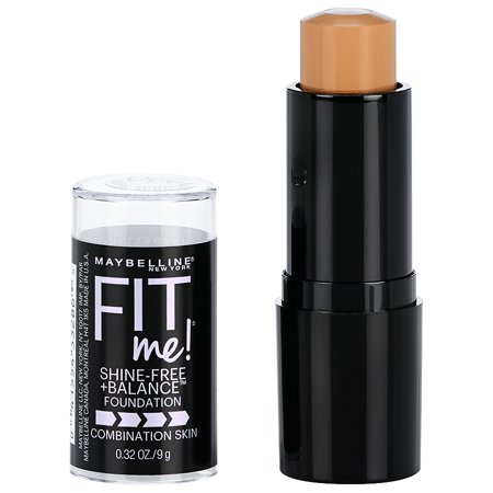 Pack of 2-Maybelline Fit Me Shine-Free + Balance Stick Foundation, Natural Beige 220 0.32 fl oz