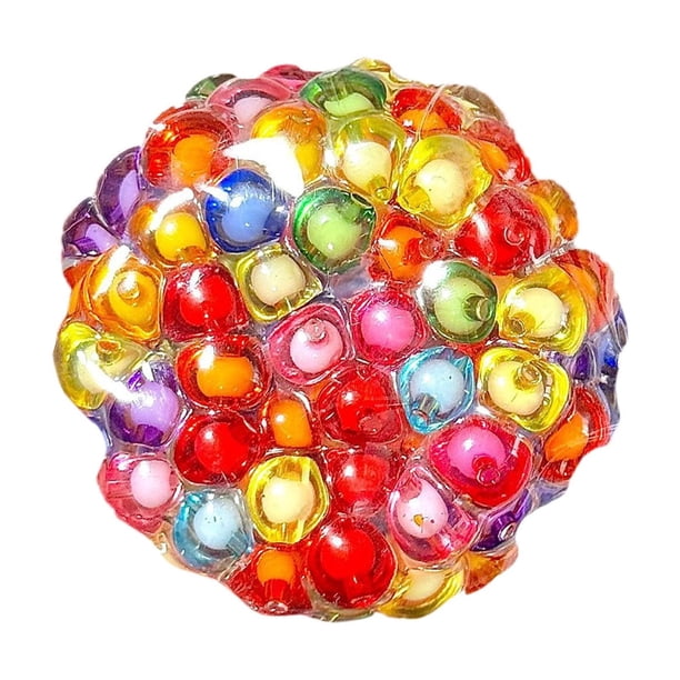 Juguetes de piscina, juguetes para bebés y niños pequeños: relajantes sensoriales y antiestrés para niños y adultos. Pelota ruidosa.