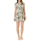 thumbnail image 2 of Vestido con cuello en V cruzado de flores para mujer con mangas de pétalo y cinturón XL blanco floral, 2 of 6