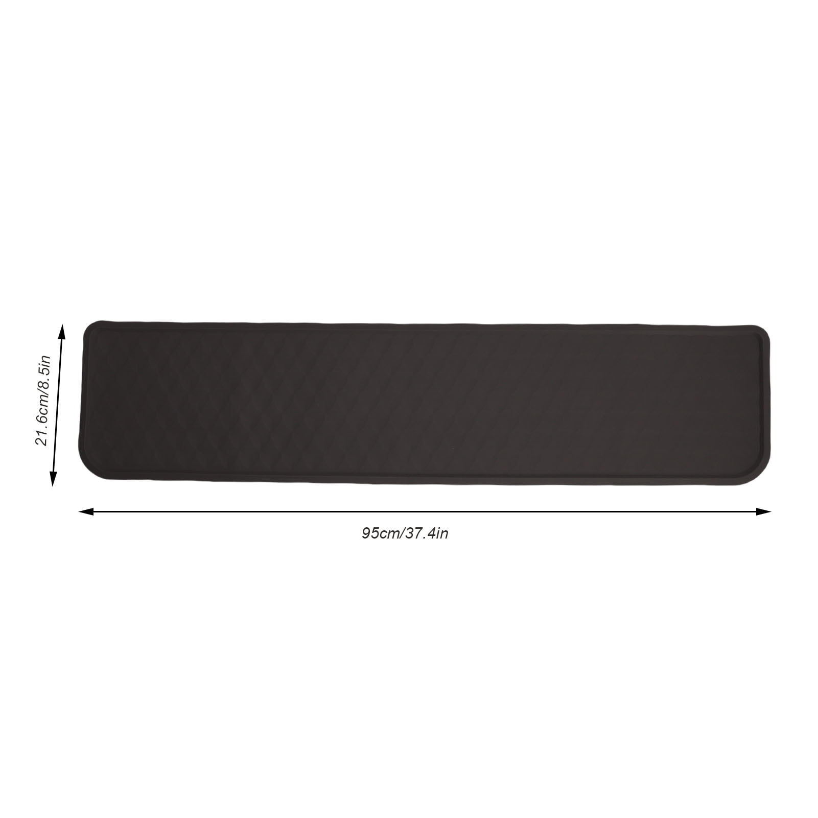 Under Refrigerator Drip Tray, Raised Edge Refrigerator Spill Mat Silicone Anti Slip Floor Protector  For Washing Cabinet
