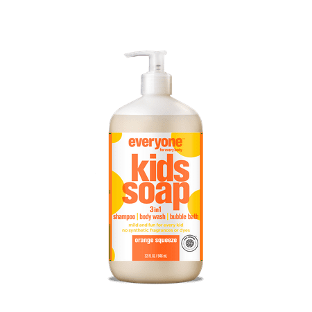 Everyone 3-in-1 Soap for Kids Orange Squeeze 32 oz.