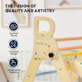 thumbnail image 4 of BlueWood Climber and Ramp Set Wooden Indoor Playground for Toddlers and Preschoolers 2-Piece, 4 of 6
