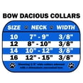 thumbnail image 2 of Dog, Puppy  Pet Fashion Collar, "Bow-Dacious Crystal", 2 of 9