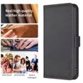 thumbnail image 6 of Wallet Case for iPhone 11 Pro Max, Magnetic PU Leather Kickstand Flip Cover with 3 Card Slots Holder TPU Shockproof Interior Folio Phone Case Compatible for iPhone 11 Pro Max, Black, 6 of 11