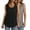 Black1, variant on Lmnyox 2 Pack Summer Tank Tops for Women Crew Neck Sleeveless Basic Shirts Loose Casual Blouses