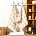 thumbnail image 4 of 2 Pack Christmas Kitchen Towels, Deer Christmas Hand Towels, Soft Absorbent Holiday Dish Towels for Bathroom Kitchen Decor, Xmas Gift, 15.7 x 23.6 inch, 4 of 6