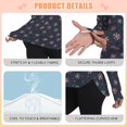 thumbnail image 4 of FORMRS Womens Long Sleeve Shirts UPF 50+ Sun Protection Quick Dry Fishing Hiking Tops, Size S-2XL, Red Fireworks Pattern, 4 of 8