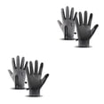 thumbnail image 3 of Advancent Guantes de invierno para mujer, a prueba de viento, con pantalla táctil, para montar, cálidos, Unisex, para acampar, correr, mano, , Type1 NO1, 3 of 6